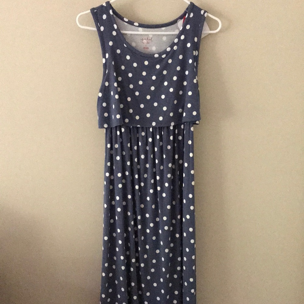 NWT Isabel Maternity Polka Dot Dress
